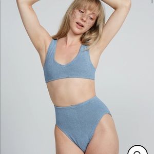 Youswim Eva High Waist Two piece in Plume